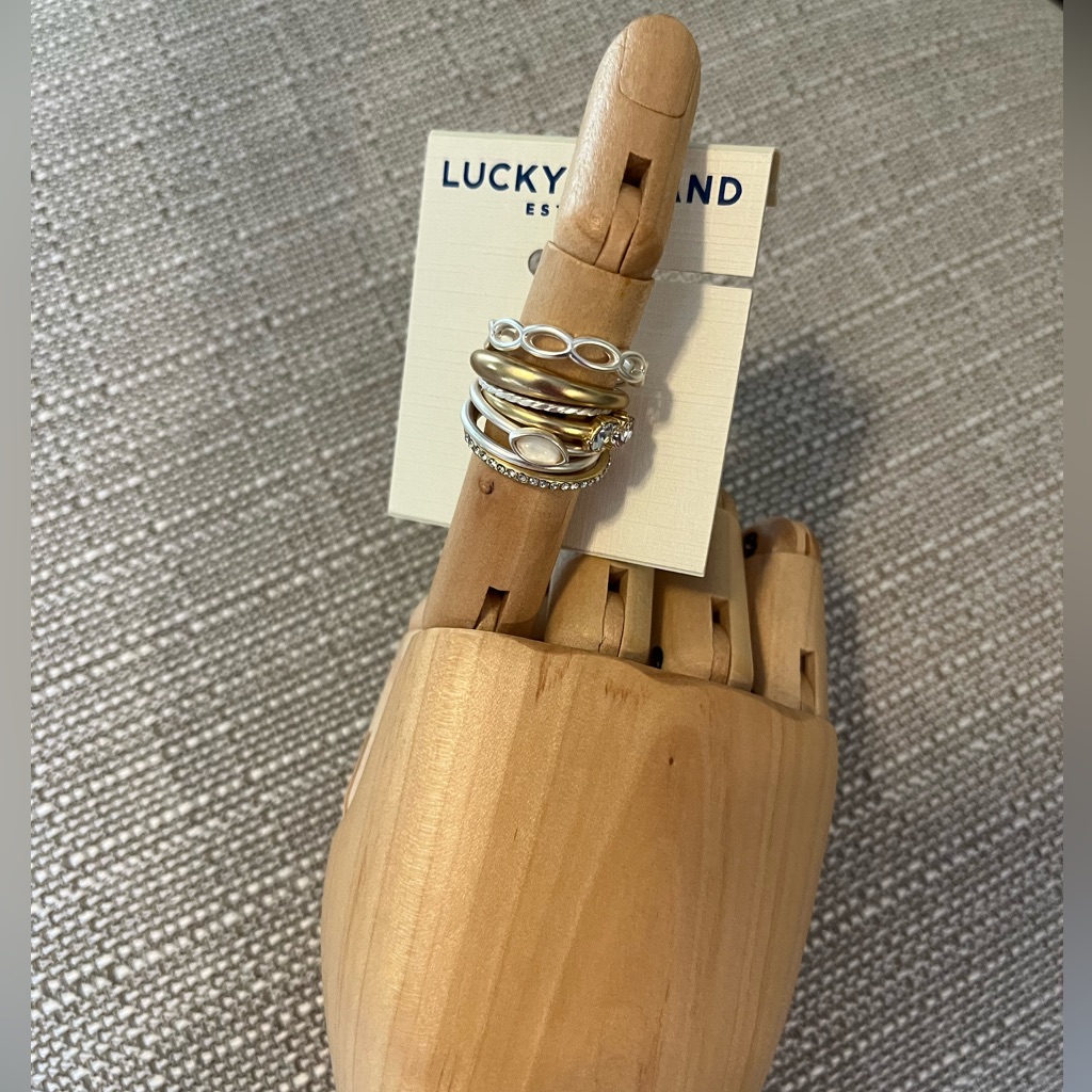 Lucky Brand 7 Pc Ring Set